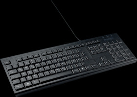 K63727DE Keyboard, USB, black