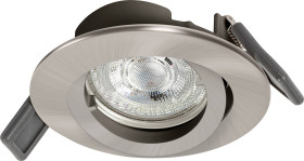 Lampa sufitowa LED OSRAM HOMELIGHTING Spotlight Recess Set Incl. Osram LED 4.3W GU10 Brushed Nickel 4099854444548 4.30 W