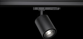 96566 ProRail3 rail spotlight Kratos, 36°, 1050 lm, 9 W, 4000 K, black