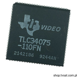 TLC34075-110FN Video Interface Palette SMD-PLCC84 TI