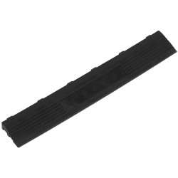 Sealey FT3EBF Polypropylene Floor Tile Edge 400 x 60mm Black Female - Pack of 6