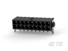 Wtyk PCB 18-pinowe raster: 3mm 2-rzędowe TE Connectivity Montaż na płytce