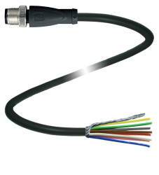 Pepperl+Fuchs 241468 Złącze konfekcjonowane czujnika/aktuatora V19S-G-BK7M-PUR-U/ABG, piny: 8, 7 m, 1 szt.