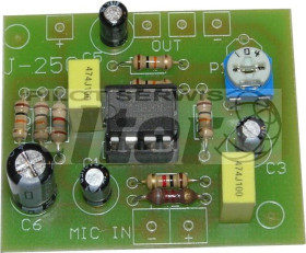 Przedwzmacniacz do mikrofonu elektretowego
