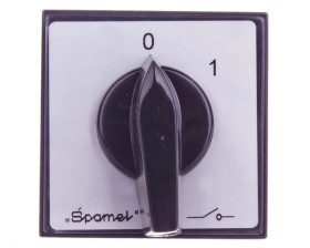 Łącznik krzywkowy 0-1 1P 16A do wbudowania ŁK15-1.825P03