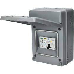 WCED WPRC32BSP IP65, Type A 32A B Curve RCBO EV Unit &#x2B; Surge Protection