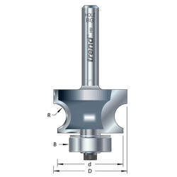 Trend 9/73 x 1/2 TCT Bearing Guided Corner Bead Cutter 7.0 Radius