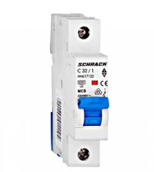 Wyłącznik instalacyjny 6kA, C 32A, 1P Seria AMPARO