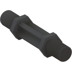 Hexagon spacer bolt, external/external thread, M3/M3, 6 mm, PA, 8165AA0106.0