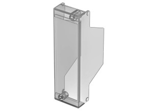 Bopla CNH 22 N (65002260) - przezroczysta pokrywa wąska (9mm) na zawiasach do obudów CombiNorm-Classic