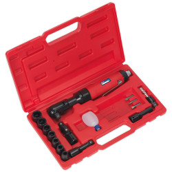 Sealey GSA21KIT Air Ratchet Wrench Kit 1/2"Sq Drive
