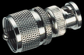 BNC adapter, BNC plug/PL plug UHF