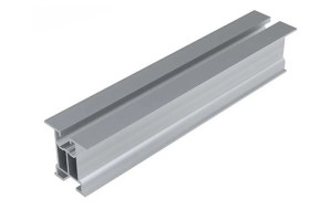 Profil aluminiowy bez ścianek bocznych z kanałem na śrubę teową i wpust - E-67-4400