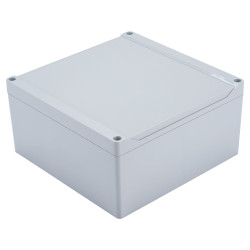 Hammond 1555WA2GY Watertight PC Enclosure Grey, Styled Lid 180 x 180 x 90mm