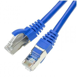 Patchcord FTP kat.5e kabel sieciowy LAN 2x RJ45 linka niebieski 2m 40.1050
