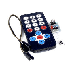 Pilot IR strzałki + odbiornik podczerwieni 1838T NEC 38 kHz + przewody HX1838