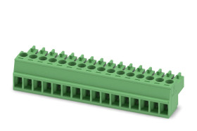 Wtykowy blok zaciskowy 16 -pinowe raster 3.5mm Montaż na kablu Żeński Phoenix Contact