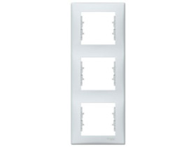 SEDNA Ramka 3 potrójna pionowa miętowy szary SDN5801333 SCHNEIDER ELECTRIC