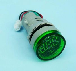 AMPER.100A GREEN LED 28mm 230V