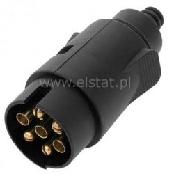 Wtyczka do przyczepy samochodowej, plastikowa 7pin