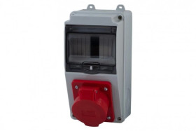 Rozdzielnica LAGO 5M - gniazda 16A 5p /5 modułów/