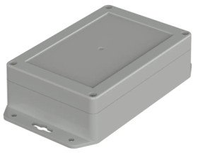 ABS enclosure, (L x W x H) 150 x 100 x 45 mm, light gray (RAL 7035), IP66, 07815105