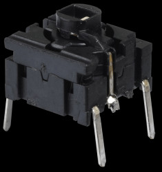 5GTH93542 5G Multimec push-button - THT, NO, yellow LED