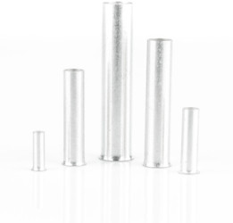 Uninsulated wire end ferrule, 2.5 mm², 12 mm long, DIN 46228-1, BYB-4-18H0032