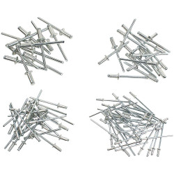 Br&#xFC;der Mannesmann M1097-S Rivet Set 600pieces For 1-9mm Material Thickness