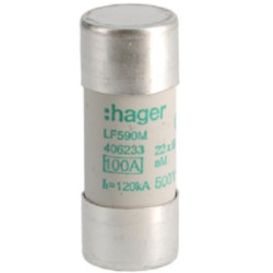 Bezpiecznik 100A 22.2 x 58mm 500V Hager