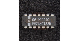 74HCT32 (MM74HCT32N) quad 2-input OR gate - National