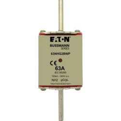 Wkładka bezpiecznikowa, nożowa, LV, 63 A, AC 500 V, 120 kA, NH2, gL/gG, IEC, 63NHG2BWP