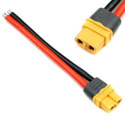 XT60 gniazdo żeńskie XT60H z przewodami 12AWG 10CM