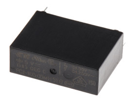 Przekaźnik mocy 5V dc SPST TE Connectivity 200mW, montaż PCB 125Ω Otwór przezierny