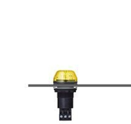 Sygnalizator 24 V Migające, stałe Żółty Montaż panelowy LED
