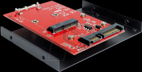 62415 SATA 22-pin &gt; mSATA with 3.5" frame converter