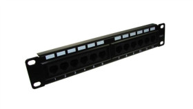 Patch Panel 12-Port Utp6 1U 10Cali Złącza Krone