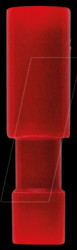 K4230010N Bullet female red fully insulated