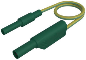 Hirschmann Test & Measurement MAL S WS-B 25/2,5 ge/gn Przewód pomiarowy bezpieczny złącze żeńskie bezpieczeństwa 4 mm zł