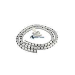 Organizer/maskownica do kabli 25mm szary, długość:2m