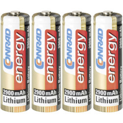 Conrad Energy CE-1900662 Extreme Power AA Batteries 1.5V 2900mAh 4piece