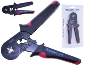 Zaciskarka do tulejek HI10 / Praska do tulejek 0.14-10mm2 / zaciska czworokątny