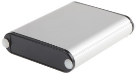 Obudowa Aluminium szerokość zew. 72 mm długość zew. 81 mm wys. zew. 19 mm Hammond IP54 Anodowanie na srebrno