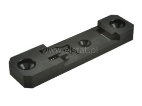 Uchwyt montaż na szynie TS35 19,9mm czarny