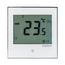 Termostat dotykowy pokojowy RTD-02-BIA regulator temperatury ZAMEL