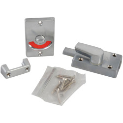 Yale Locks Indicator Bolt for Bathrooms or W.C Doors Satin Chrome P127