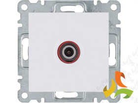 LUMINA Gniazdo antenowe TV pojedyncze dla instalacji indywidualnych białe WL3210 HAGER