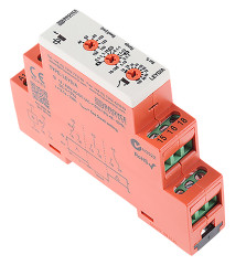 Timer Relay Szyna DIN 12 → 230V ac/dc SPDT 1-stykowy Broyce Control SPDT 0.1 s → 100h jednofunkcyjny