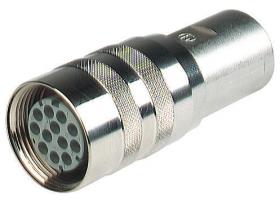 N11R EF S obudowa gniazda kablowego 11+PE, metalowa, styki typu CRIMP RBC 162/1 zamawiane oddzielnie, Hirschmann, 933700001, N11