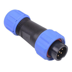 7 Pin Waterproof W13 Male Plug Cable Connector IP68